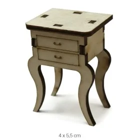 MN43 Minyatür Komodin Ahşap Boyanabilir Obje